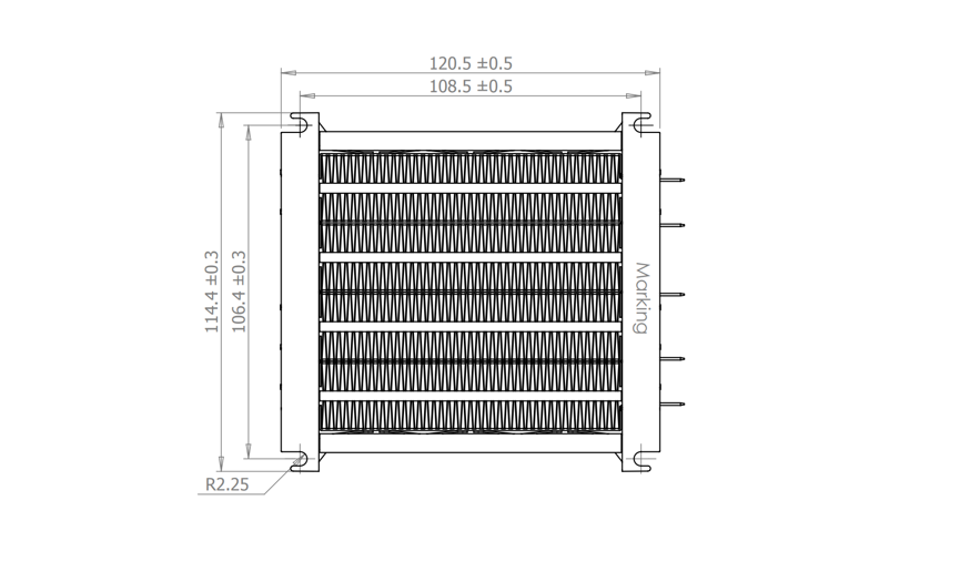 PH-HRKK01 16/24 PTC Air Heater – 220–240V